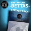 Mr. Unicorn Betta Sticker - Image 4