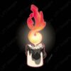 Candle Flame Digital Illustration