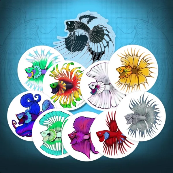 The BETTAS Sticker Pack