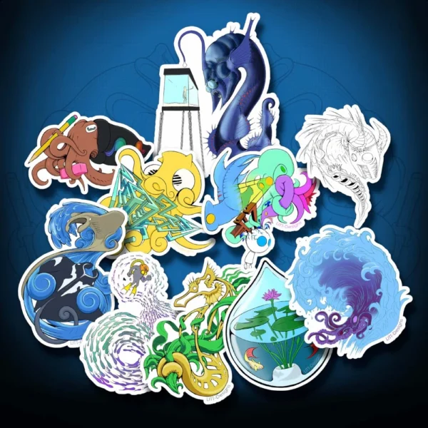 The OCEANS Sticker Pack