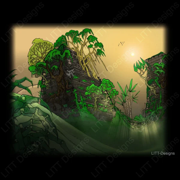 Abandoned Digital Illustration - LITT Designs
