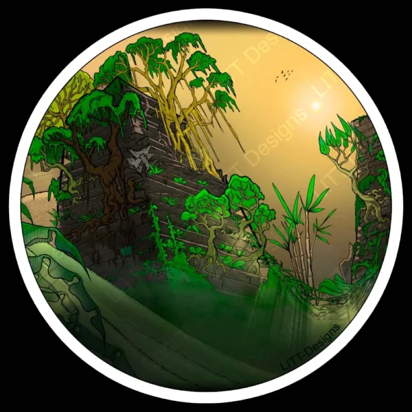 Abandoned Sticker - LITT Designs