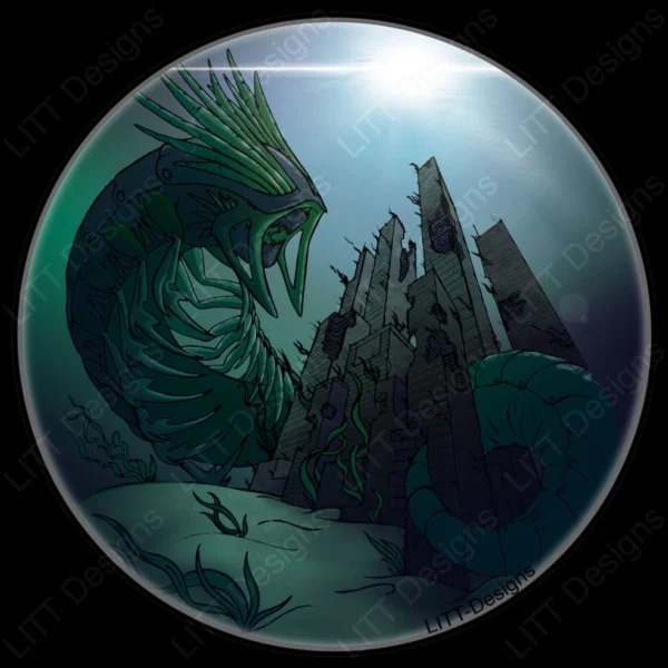 Atlantis Digital Illustration - LITT Designs