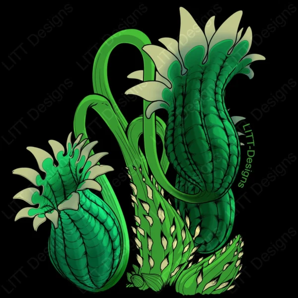 Bellflowers Digital Illustration - LITT Designs