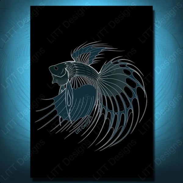 Betta Art Print - LITT Designs