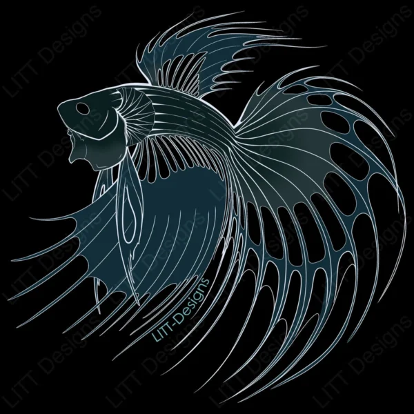 Betta Digital Illustration - LITT Designs