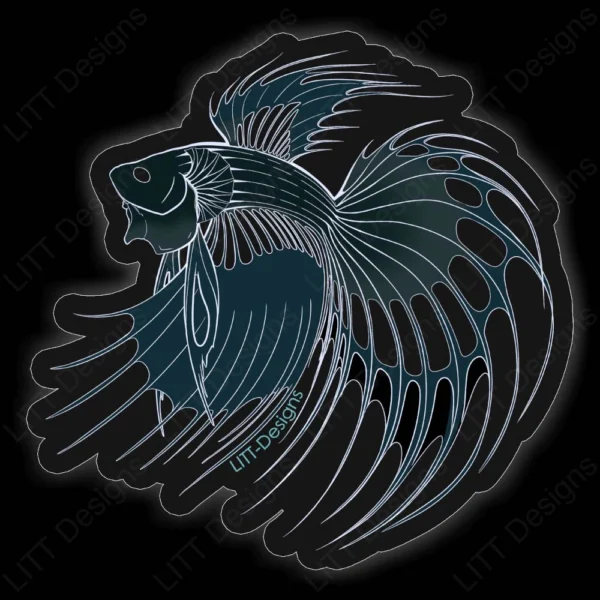 Betta Sticker - LITT Designs