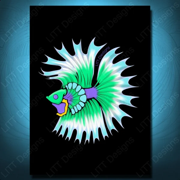 Blu Art Print - LITT Designs