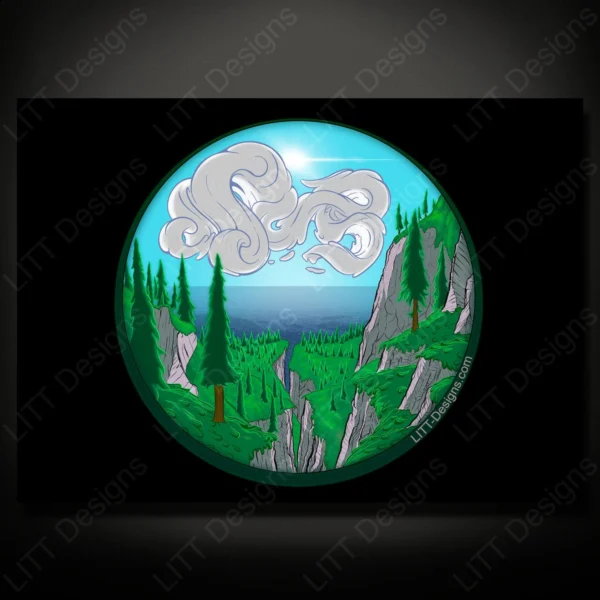 Bluff Art Print - LITT Designs