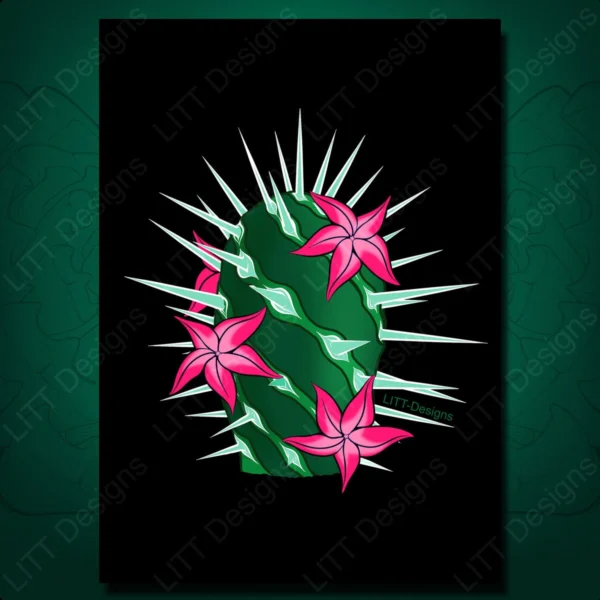Cactus Art Print - LITT Designs