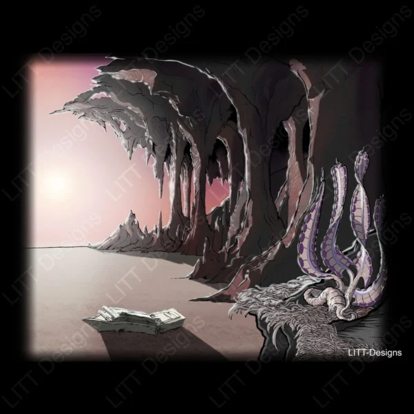 Caves Digital Illustration - LITT Designs