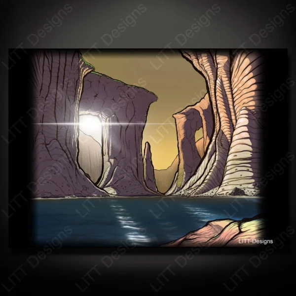 Chasm Art Print - LITT Designs