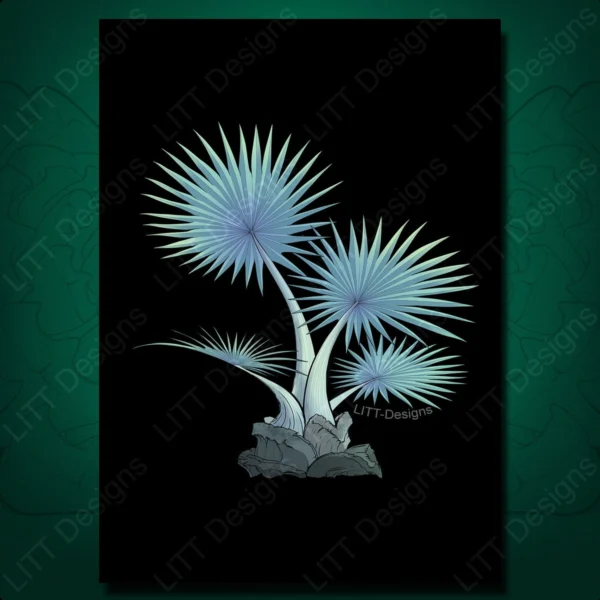Fan Palms Art Print - LITT Designs