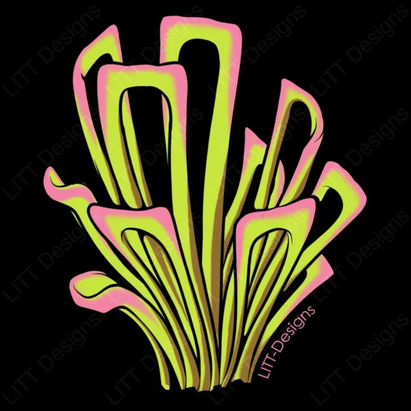 Forkleaf Digital Illustration - LITT Designs