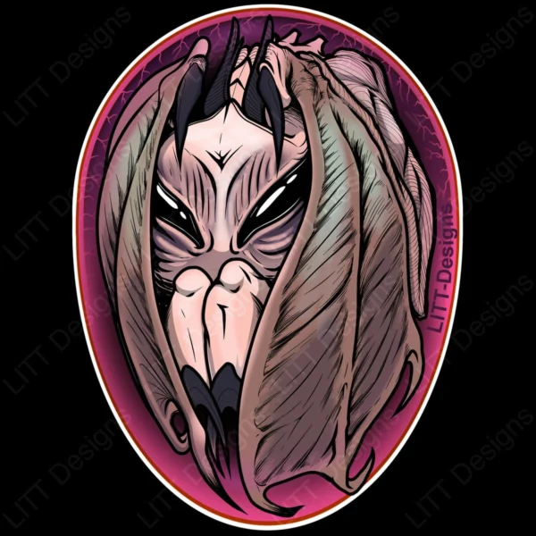 Gargoyle Digital Illustration - LITT Designs