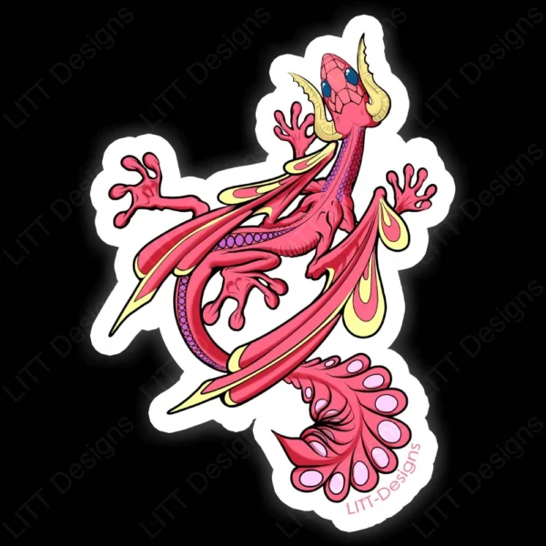Gecko Sticker - LITT Designs