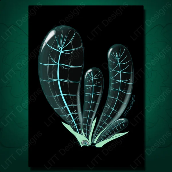 Glass Leaf Art Print - LITT Designs