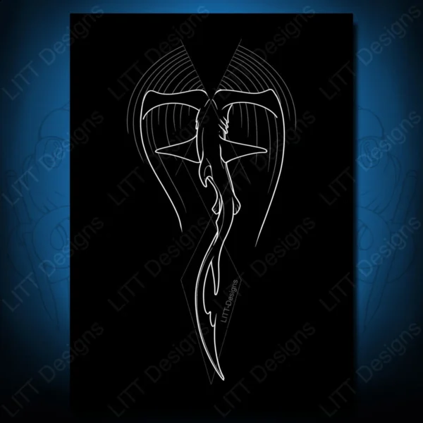 Hammerhead Art Print - LITT Designs