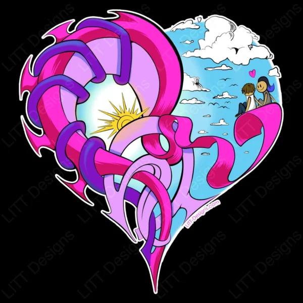 Heart Digital Illustration - LITT Designs