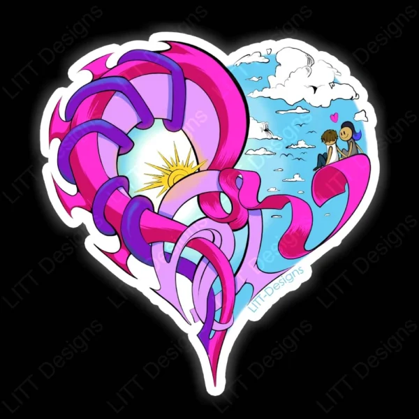 Heart Sticker - LITT Designs