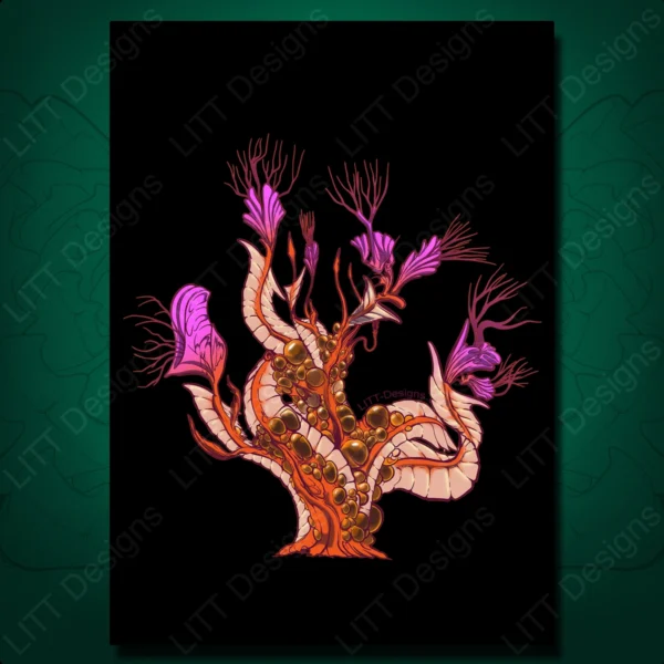 Hellflower Art Print - LITT Designs