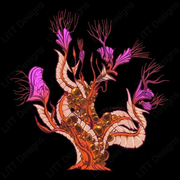 Hellflower Digital Illustration - LITT Designs