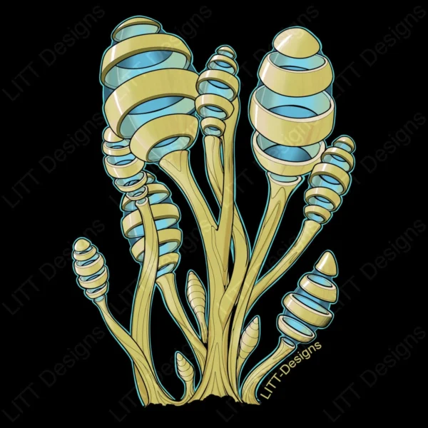 Honey Grass Digital Illustration - LITT Designs