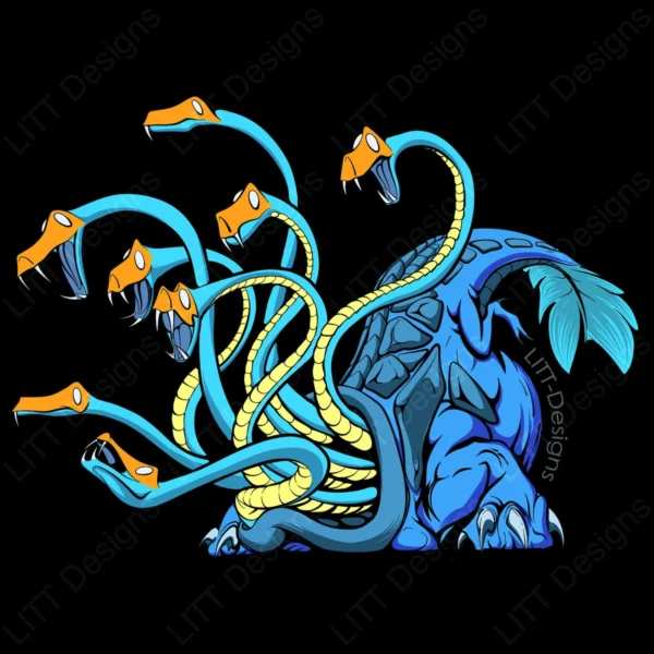 Hydra Digital Illustration - LITT Designs