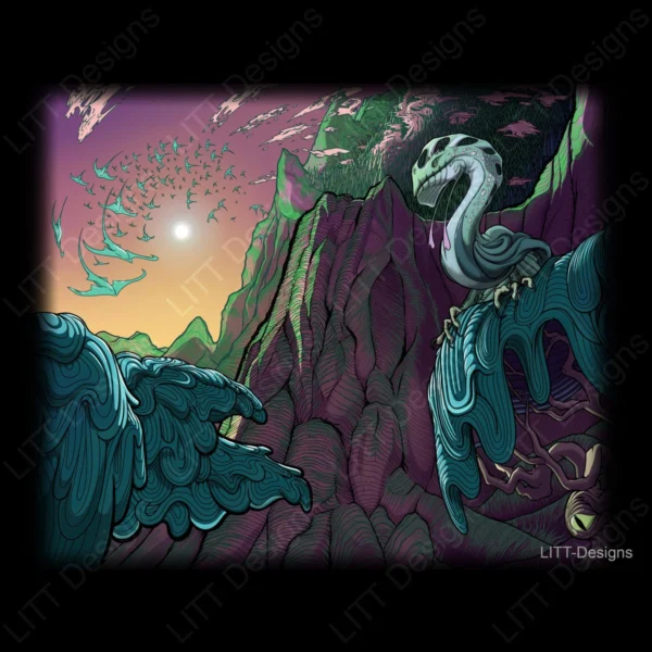 Jungle Digital Illustration - LITT Designs