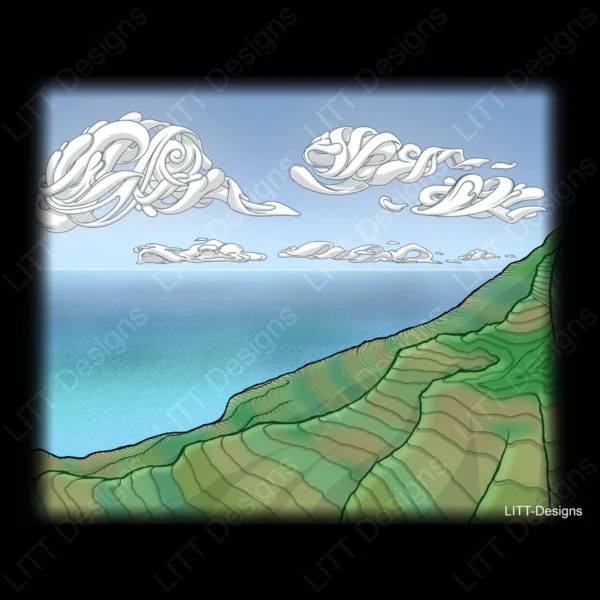 Kauai Digital Illustration - LITT Designs