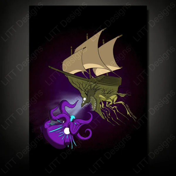 Kraken Art Print - LITT Designs