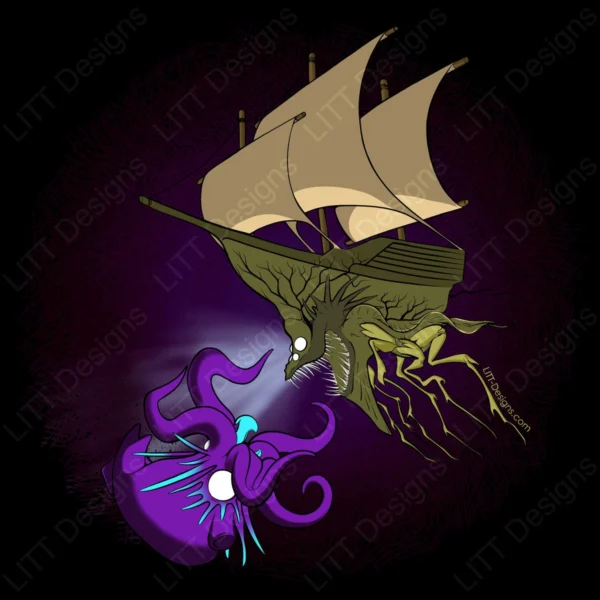 Kraken Digital Illustration - LITT Designs