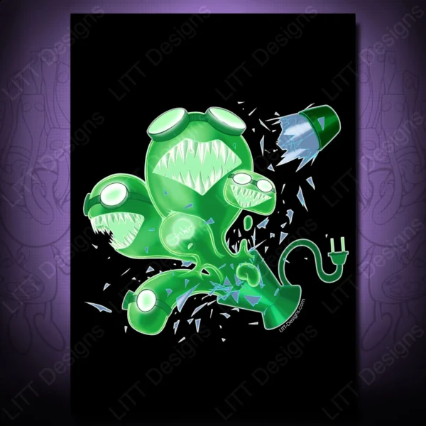 Lava Lamp Art Print - LITT Designs