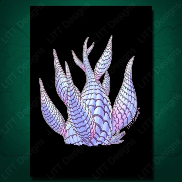 Mermaid Tail Art Print - LITT Designs