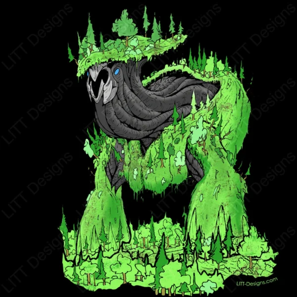Mountain Digital Illustration - LITT Designs