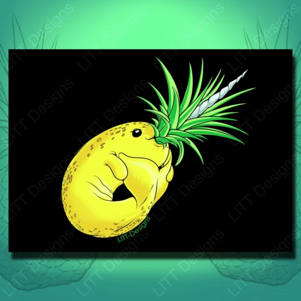Narwhapple Art Print - LITT Designs