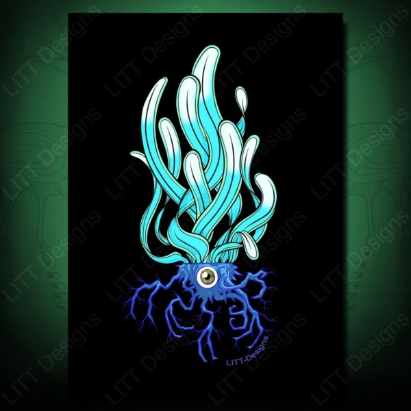 Onion Monster Art Print - LITT Designs