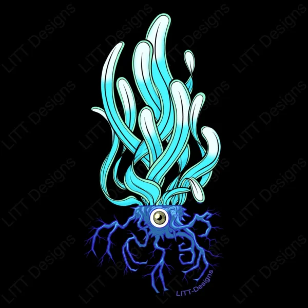 Onion Monster Digital Illustration - LITT Designs