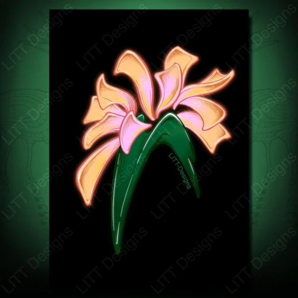 Orange Paradise Art Print - LITT Designs