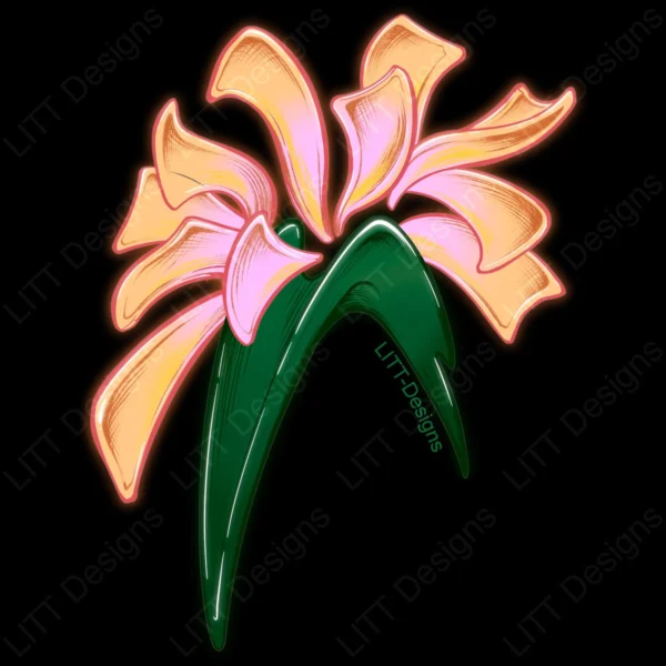Orange Paradise Digital Illustration - LITT Designs