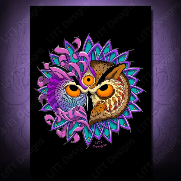 Owl Art Print - LITT Designs