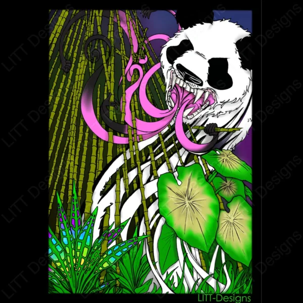 Panda Digital Illustration - LITT Designs