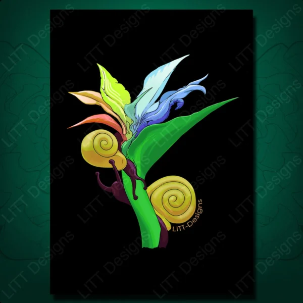 Paradise Flower Art Print - LITT Designs