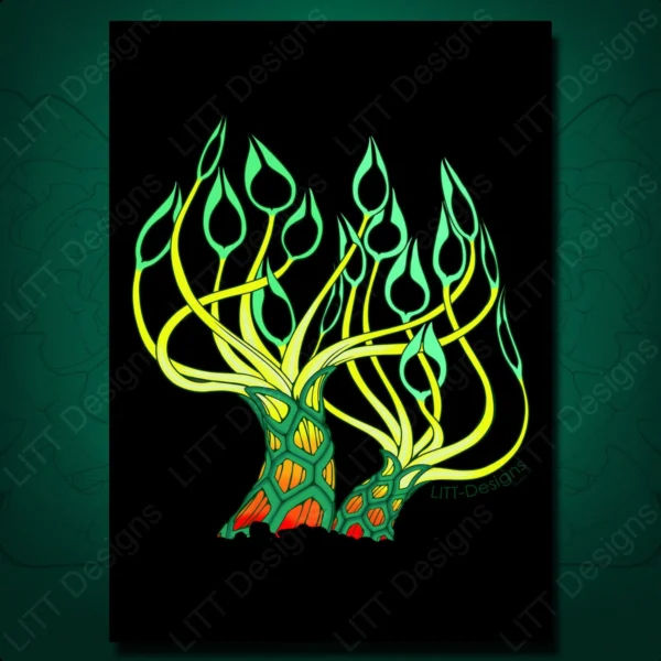 Pineapple Orchids Art Print - LITT Designs