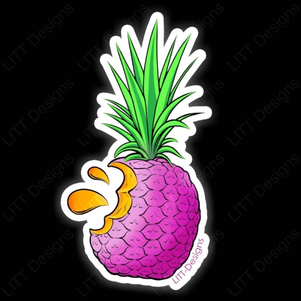 Pineapple Sticker - LITT Designs