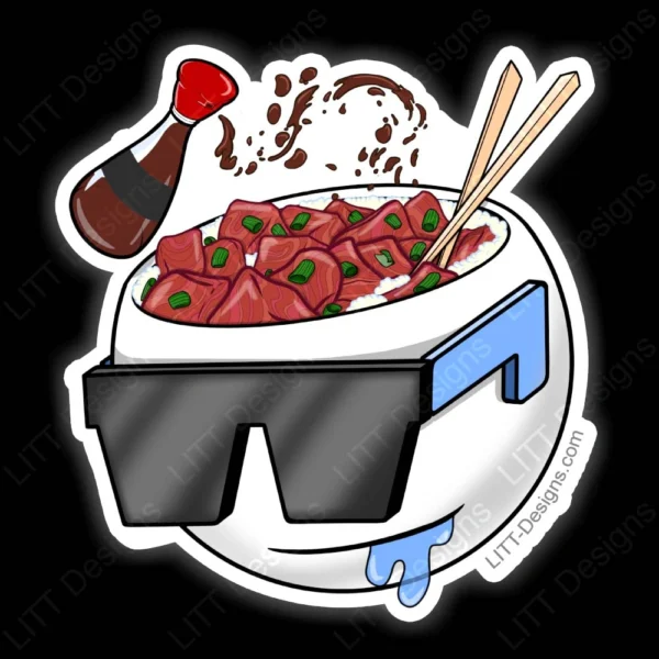 Poke Pat Sticker - LITT Designs