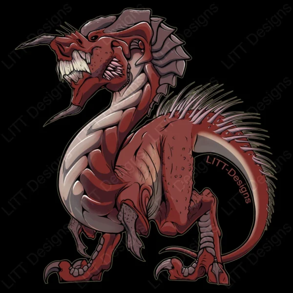 Rex Digital Illustration - LITT Designs