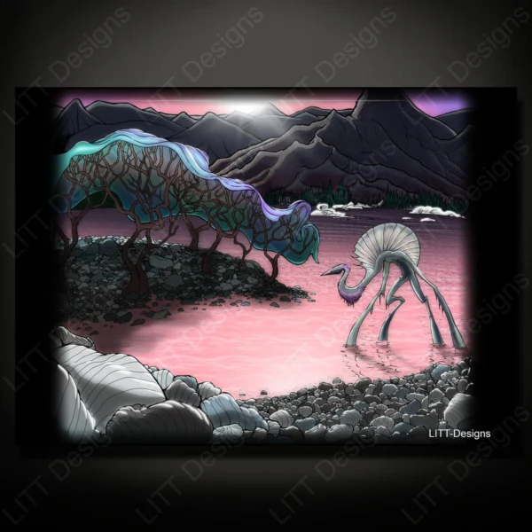 River Art Print - LITT Designs