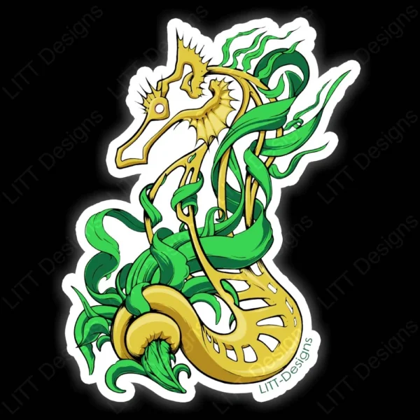 Seahorse Sticker - LITT Designs