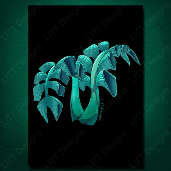 Sirens Fern Art Print - LITT Designs